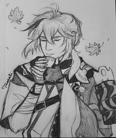 Tässä: pelkkä luonnos, puolivartalo